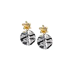 JOYAS MONTERO - Aros Frida Baño de Oro 24k