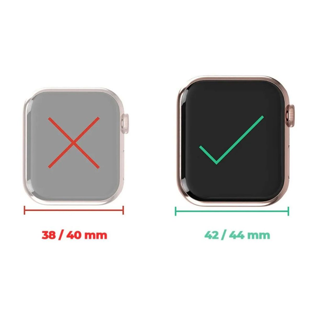 GENERICO - Correa Para Apple Watch Magnetica Metal Premium 42 / 44 / 45 / 49 Mm
