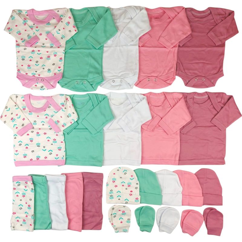 GENERICO - Pack 25 Piezas Ajuar Bebé 0a3 Meses