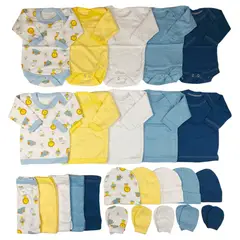 GENERICO - Pack 25 Piezas Ajuar Bebé 0a3 Meses