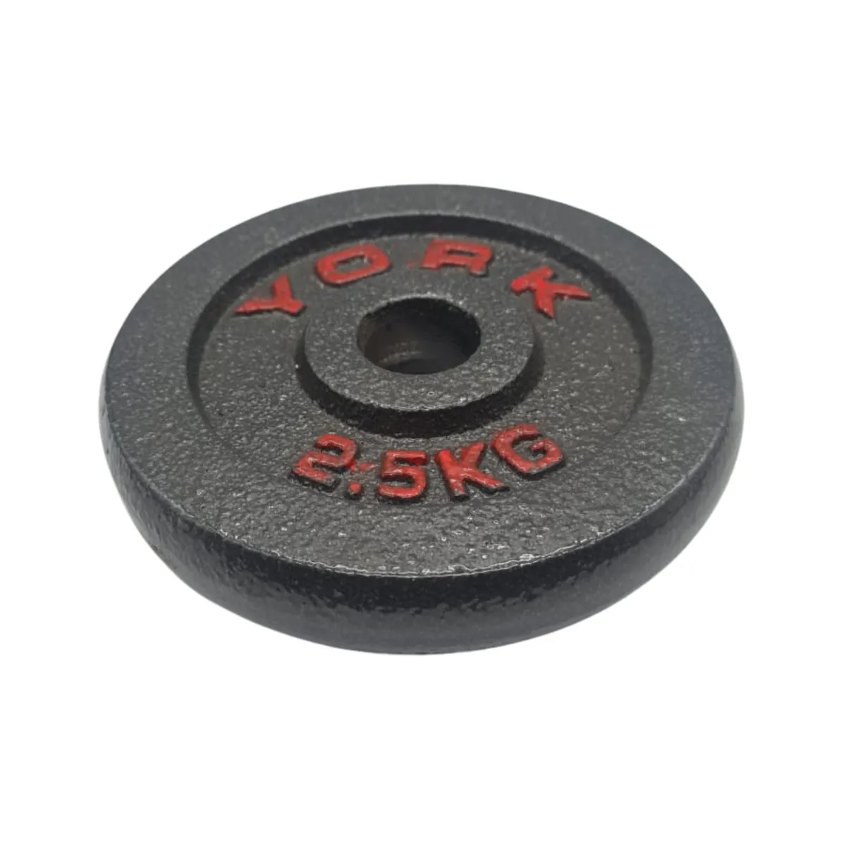 GENERICO - 4 Discos 2.5 Kg Acero Barra Mancuerna Preolimpico = 10 Kg