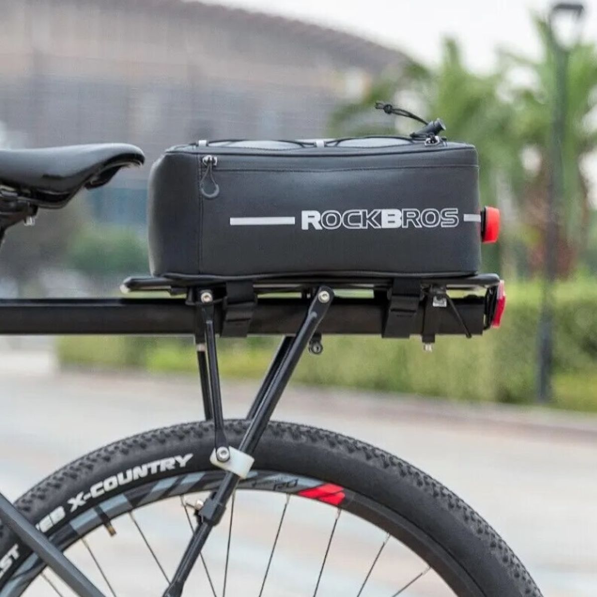 ROCKBROS - Bolso Parrilla Bicicleta Rockbros 4 LT Negro