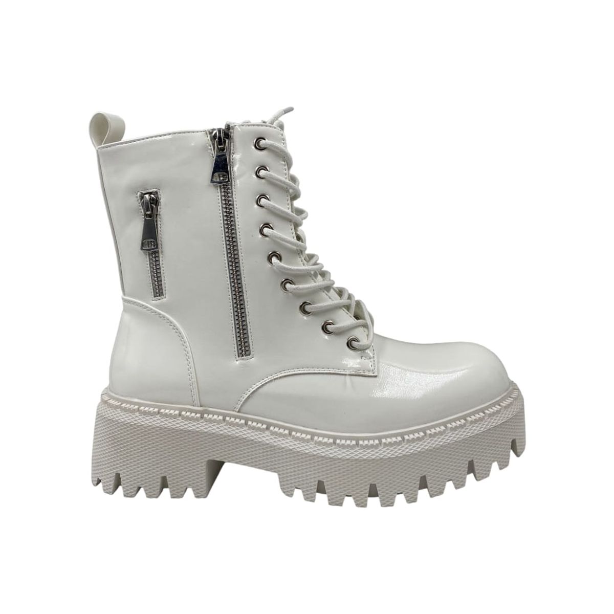 HERIEL - Botín Blanco Plataforma Mujer