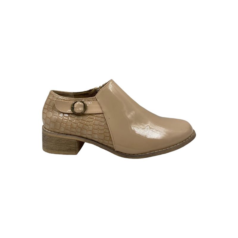 HERIEL - Zapato Beige Bajo Mujer