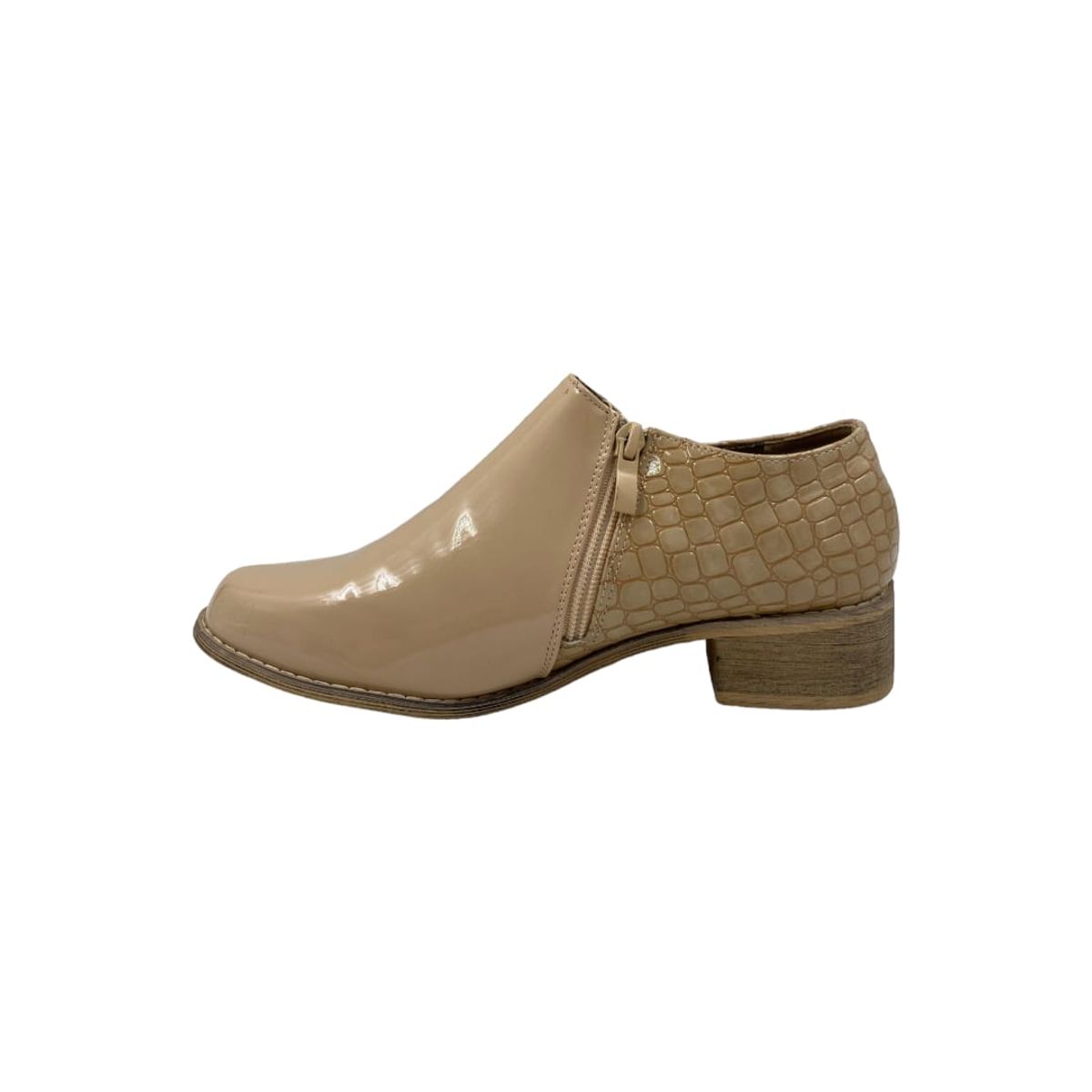 HERIEL - Zapato Beige Bajo Mujer