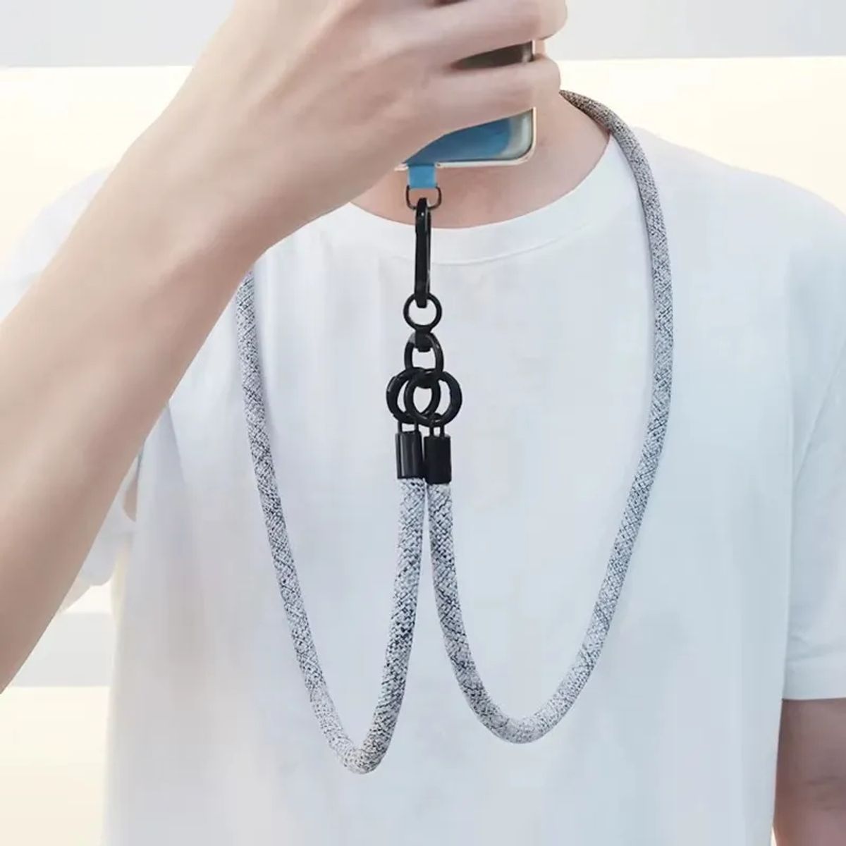 GENERICO - Colgante Para Carcasa Celular Universal Correa 120cm Verde