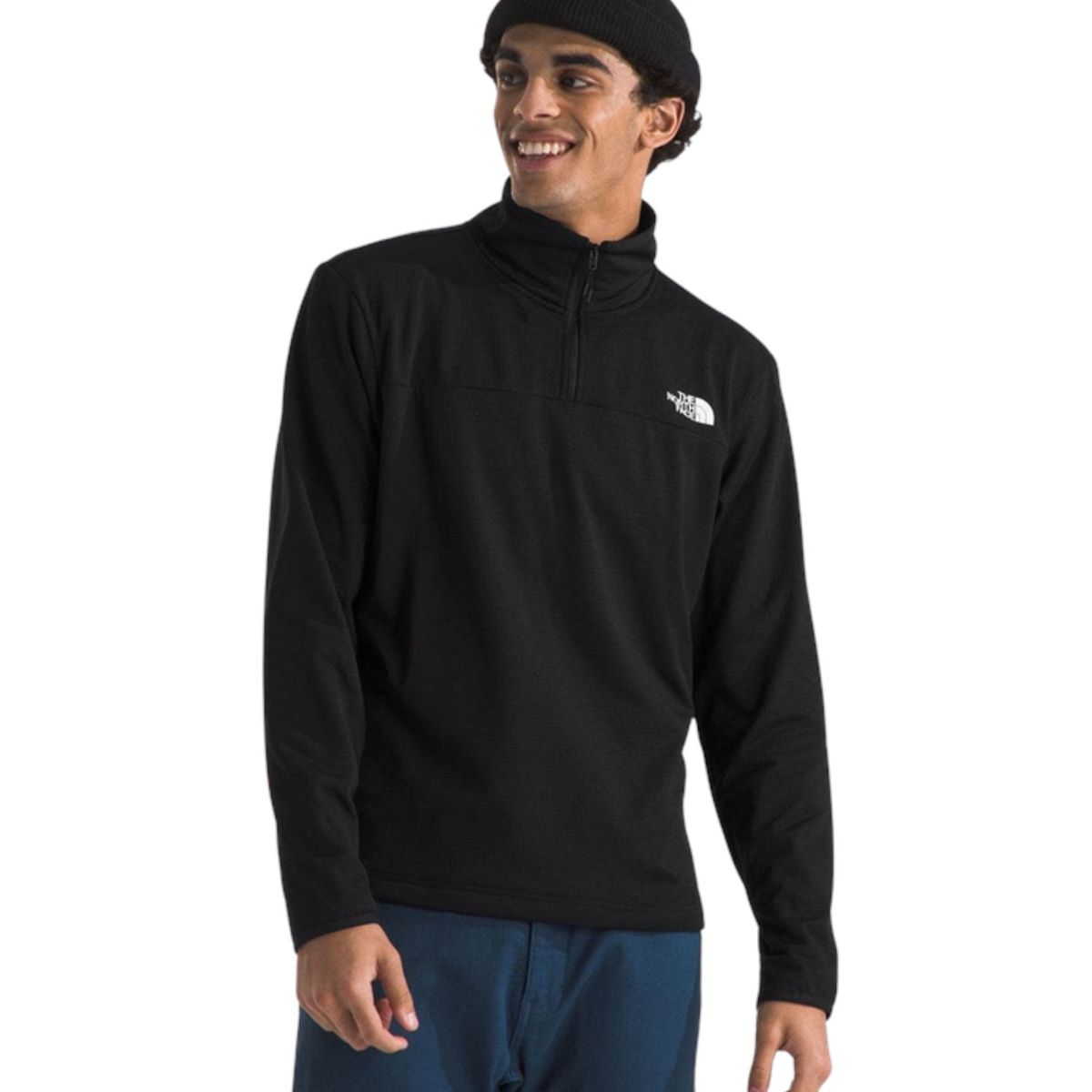 THE NORTH FACE - Polar Cerda 1/4 Zip Hombre Negro
