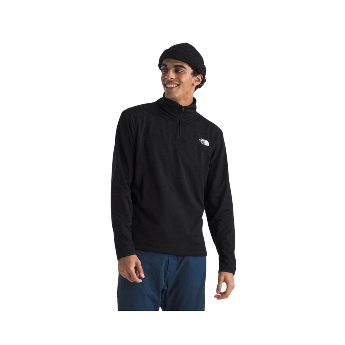 THE NORTH FACE - Polar Cerda 1/4 Zip Hombre Negro