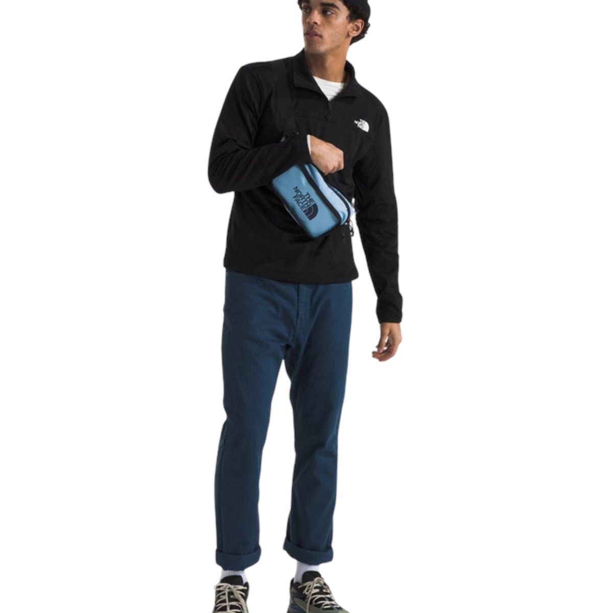 THE NORTH FACE - Polar Cerda 1/4 Zip Hombre Negro