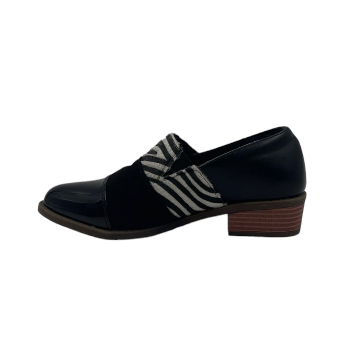 HERIEL - Zapato Negro Print Mujer