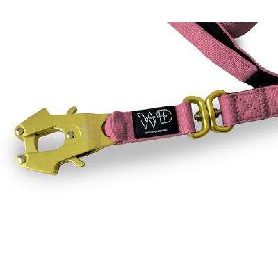 Imagen 2 del producto Collar Táctico + Arnes y Correa Para Perro - ROSADO TALLA M