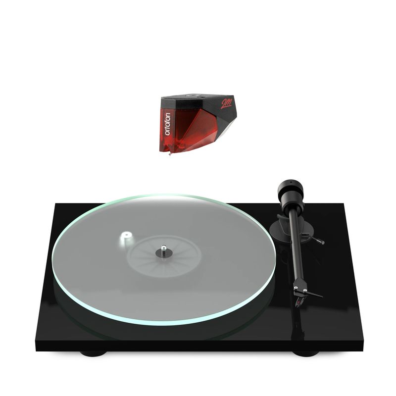 PRO JECT AUDIO - Pro-Ject - T1 Phono SB - Tornamesa Color Negro + Capsula MM Ortofon 2M Red