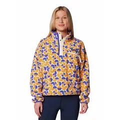 COLUMBIA - Polar Mujer Helvetia Snap Fleece Amarillo