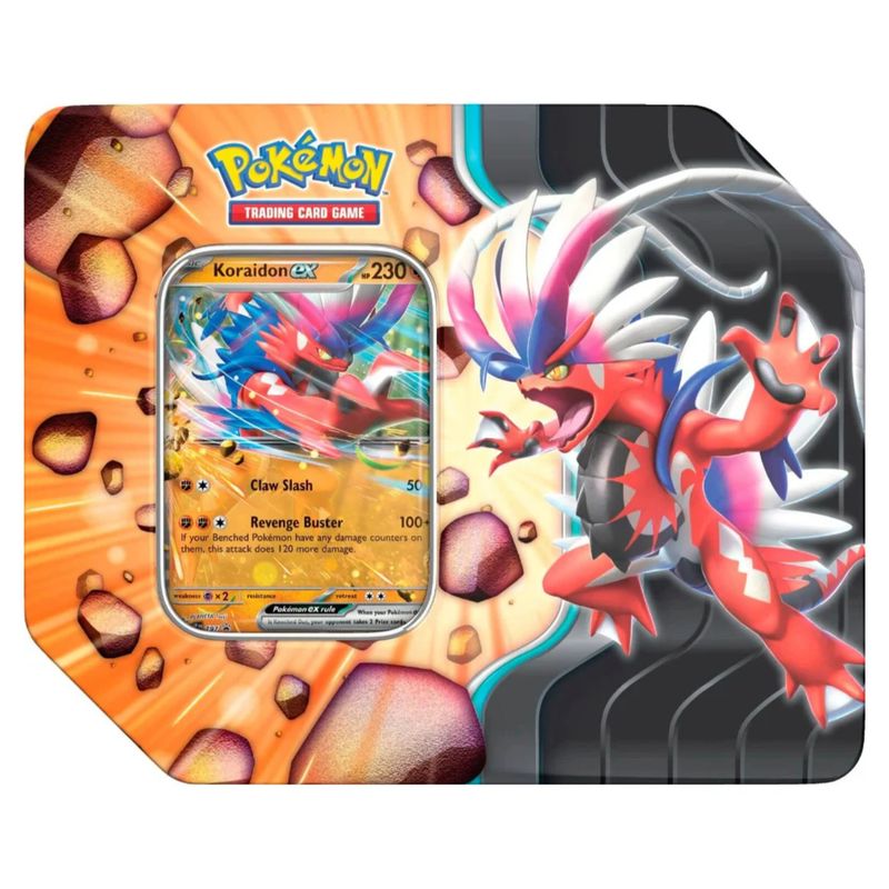 POKEMON - Pokémon Slashing Legends Koraidon ex Tin Inglés