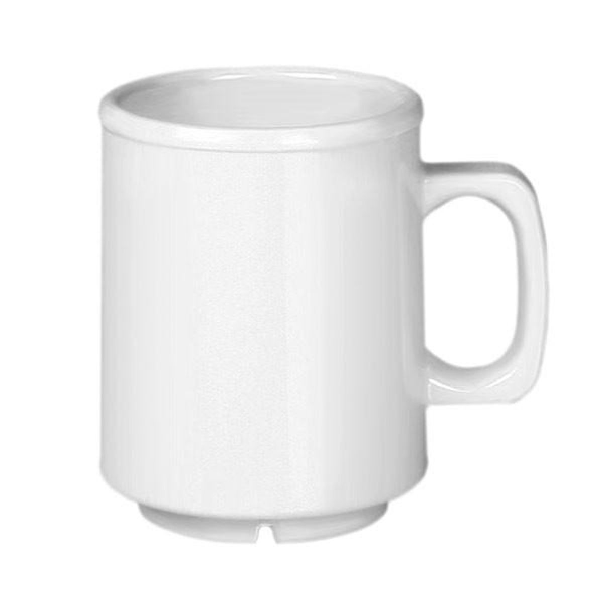 IMAHE - Mug Melamina Blanco 240Ml - Blanco