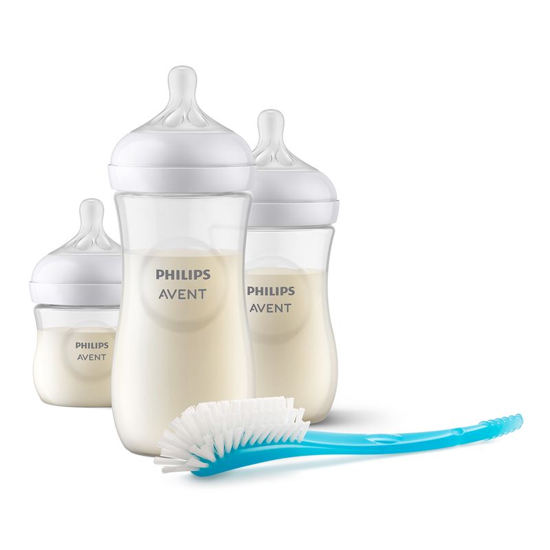 AVENT - Set Natural 30 Basico 125-260-330Ml + Cepillo Avent