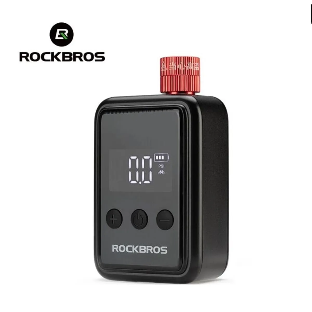 ROCKBROS - Bombín Bicicleta Mini Compresor Eléctrico Rockbros 150 Psi.