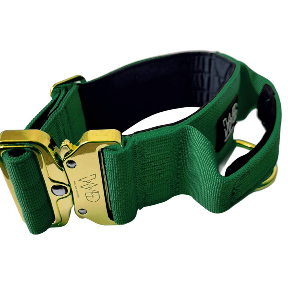 GENERICO - Collar Táctico + Arnes y Correa Para Perro - VERDE TALLA L