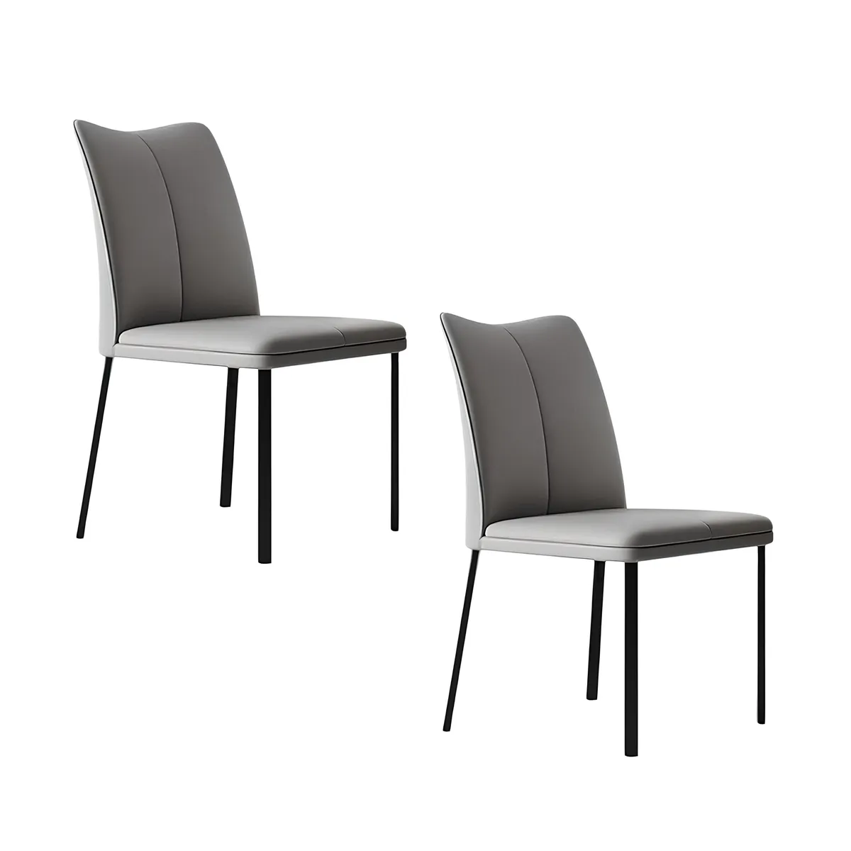 LUBABYCAS - Pack 2 Sillas De Comedor Gris Seek By LuBabycas