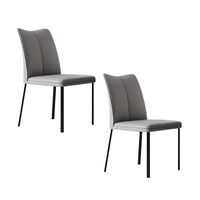 Pack 2 Sillas De Comedor Gris Seek By