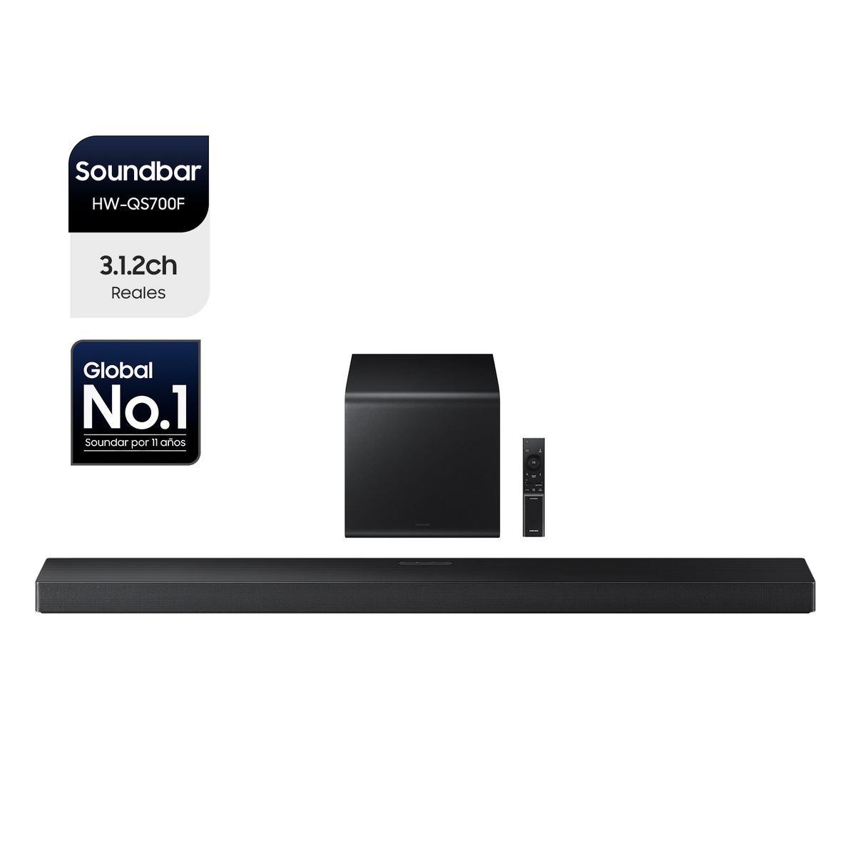 SAMSUNG - Q-Series Soundbar HW-QS700F 312 Subwoofer 2025