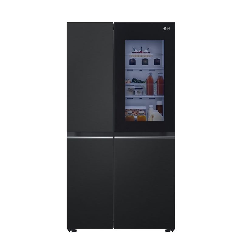 LG - Refrigerador Side by Side Instaview LG 647 Litros con Motor Smart Inverter Compressor GS66BVM