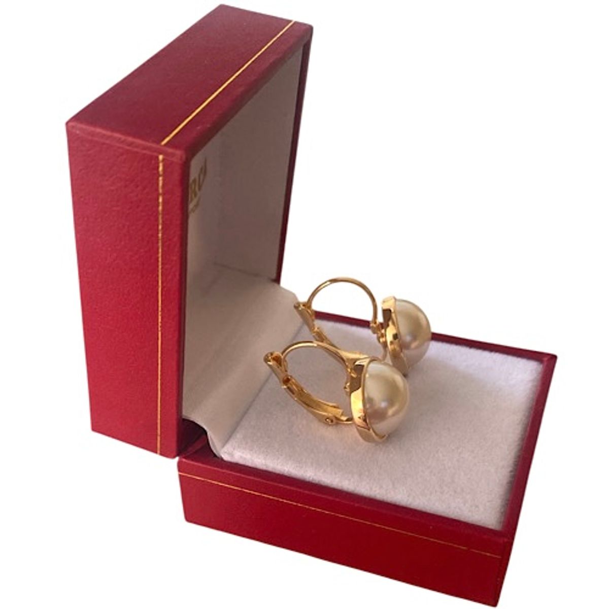 MALLORCA - AROS PENDIENTES COLGANTES PERLAS DE MALLORCA 10mm