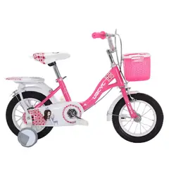 TODOK - Bicicleta Infantil Aro 14 con Ruedas de Entrenamiento