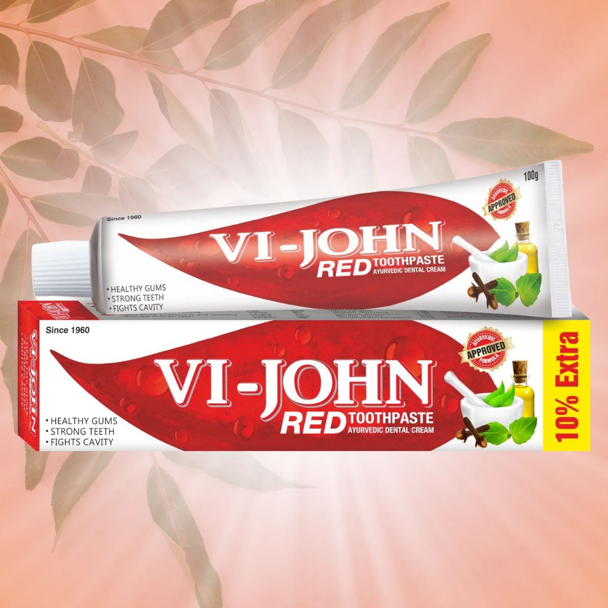 VI JOHN - Vi-John Pasta Dental Red 100 gr