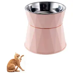 GENERICO - Cuenco Alimentador Mascotas - Rosado