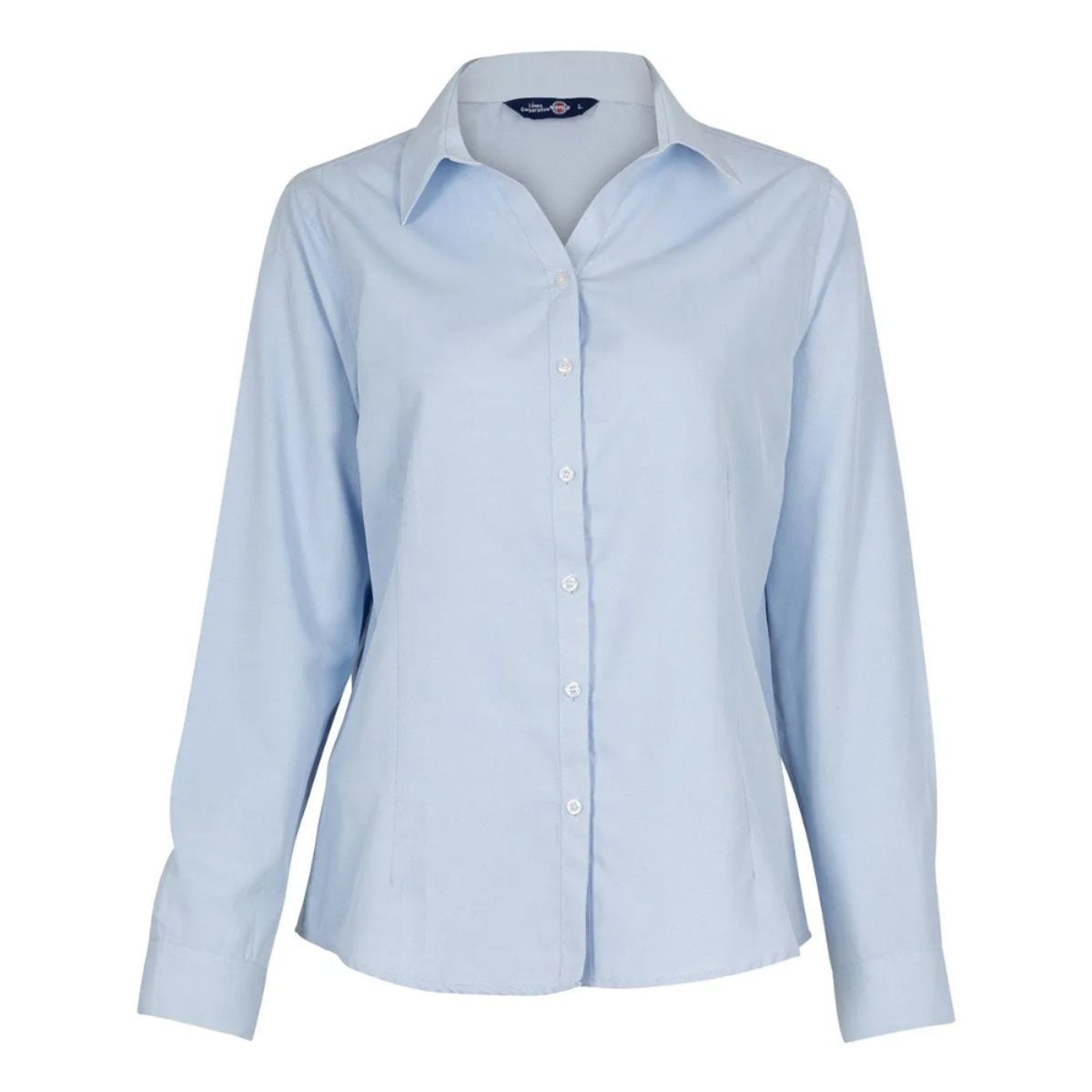 T-WORLD - Blusa Oxford Light Manga Larga Mujer