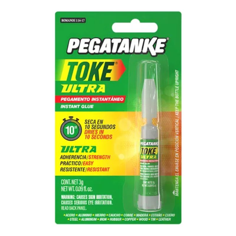 PEGATANKE - Pegamento Instantaneo Pegatanke Toke Ultra 3g Original