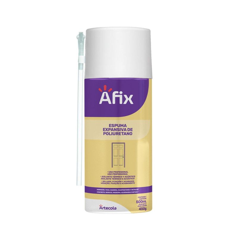 AFIX - Espuma Expansiva PU Afix Uso General 500 ml