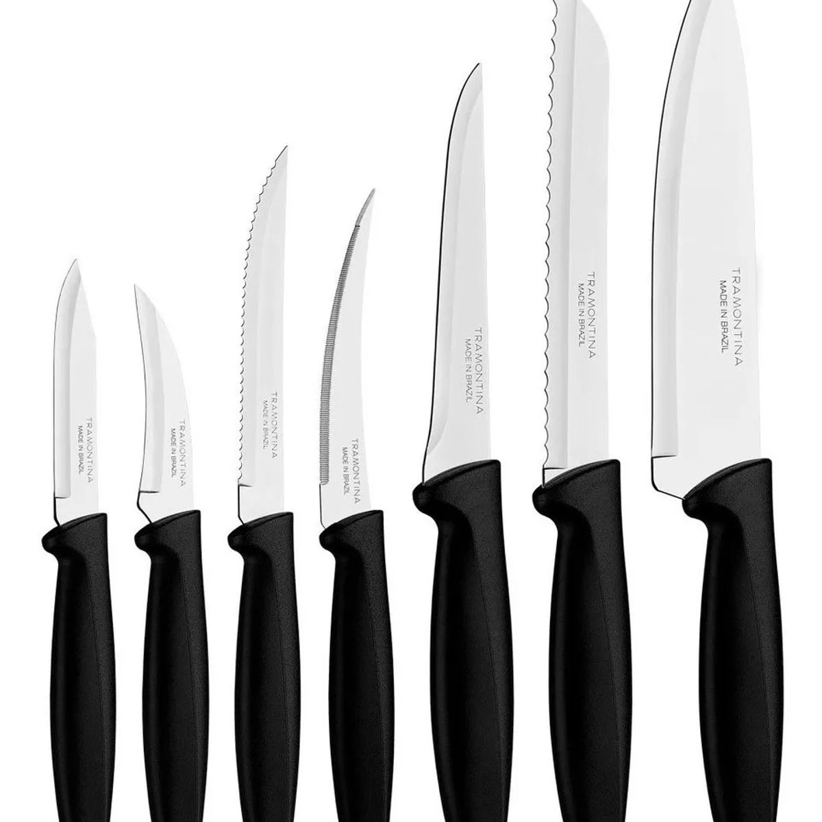TRAMONTINA - Tramontina Juego De Cuchillos 7 Piezas Plenus Negro