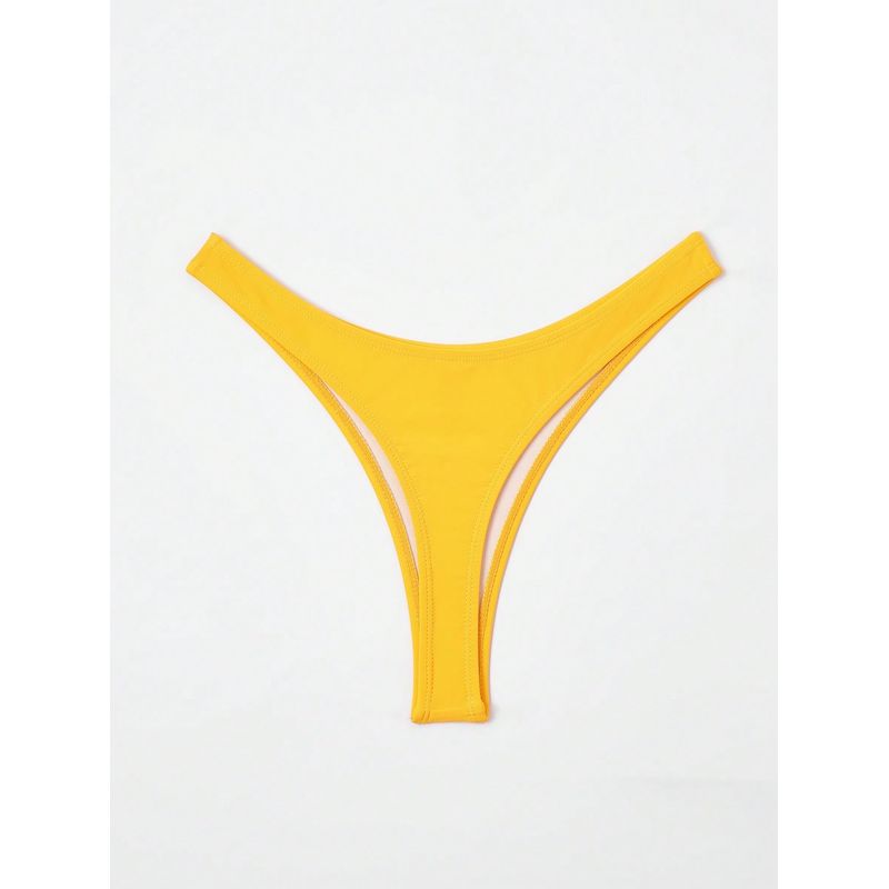 VARIOS - Braguita Bikini Tiro Alto Amarillo She Shines