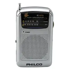 PHILCO - Radio Portátil De Bolsillo Análoga Fm Am Ic-x15