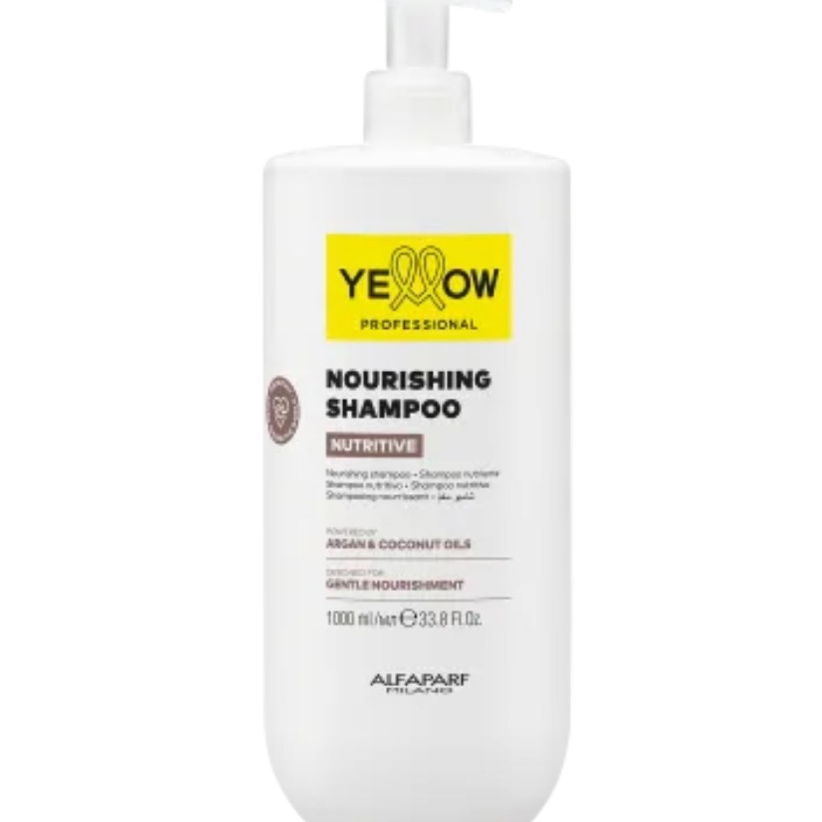 ALFAPARF MILANO - SHAMPOO ALFAPARF YELLOW NUTRICIÓN COCO Y ARGÁN 1000 ML