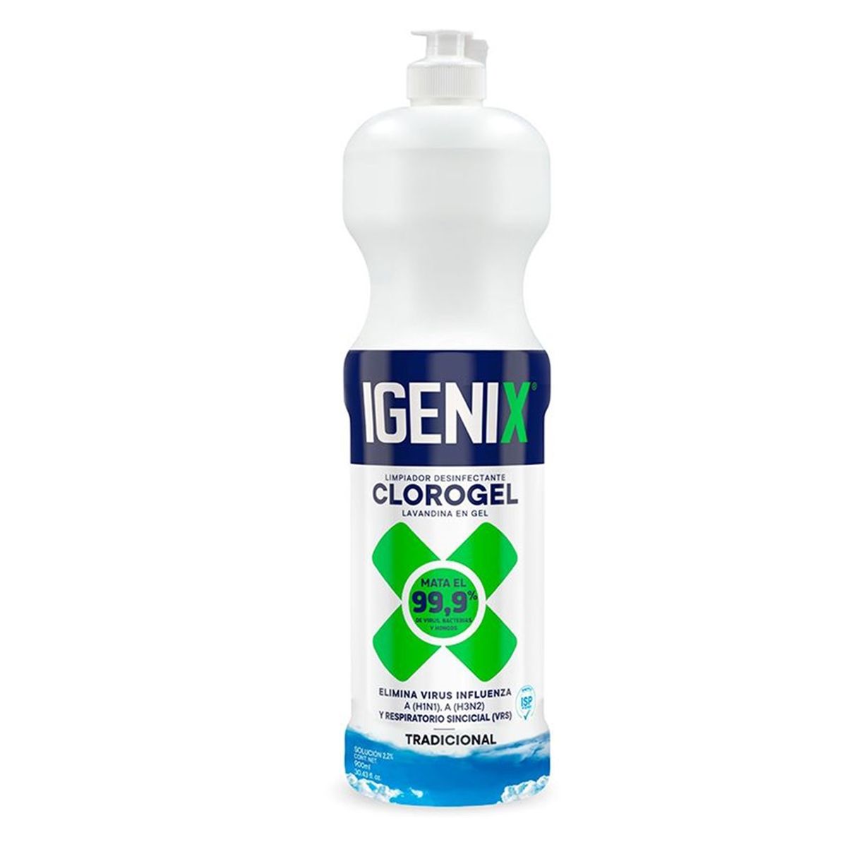 IGENIX - Pack X5 Limpiador Cloro Gel Igenix Tradicional 900ml