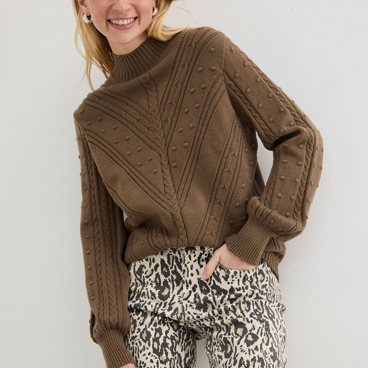 ASH - Sweater Verde Musgo Mujer Ash