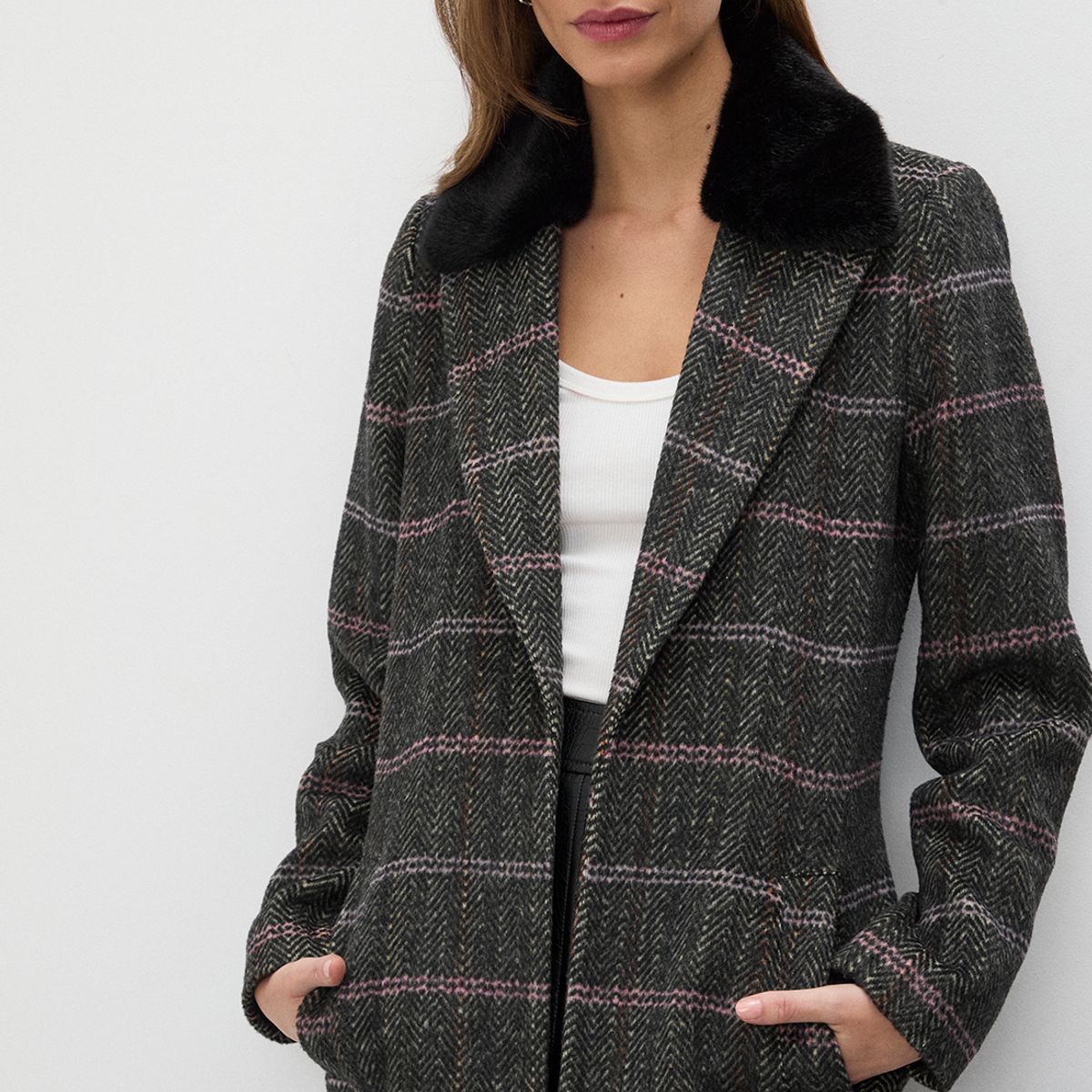 IO - Chaqueton Gris Mujer Io