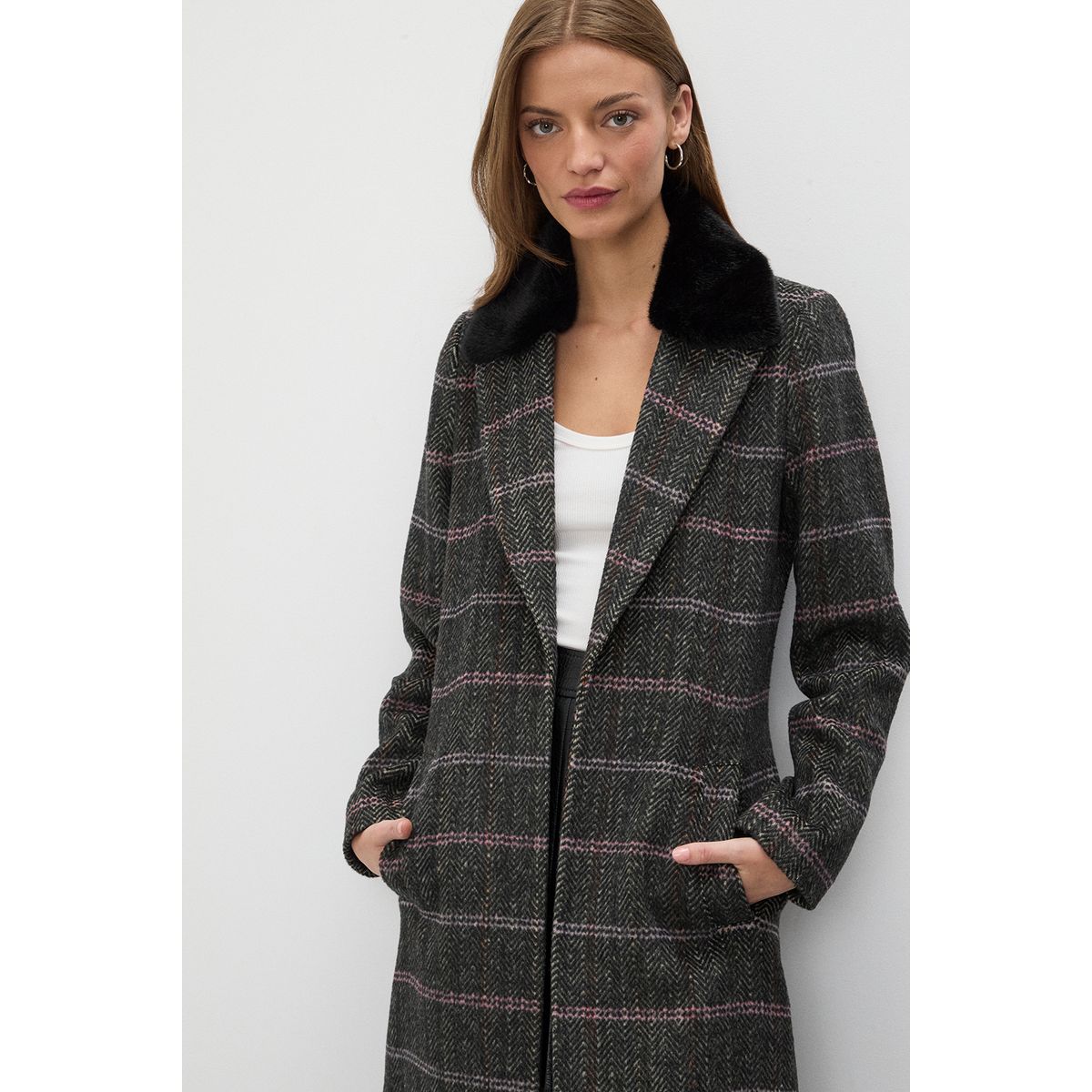 IO - Chaqueton Gris Mujer Io