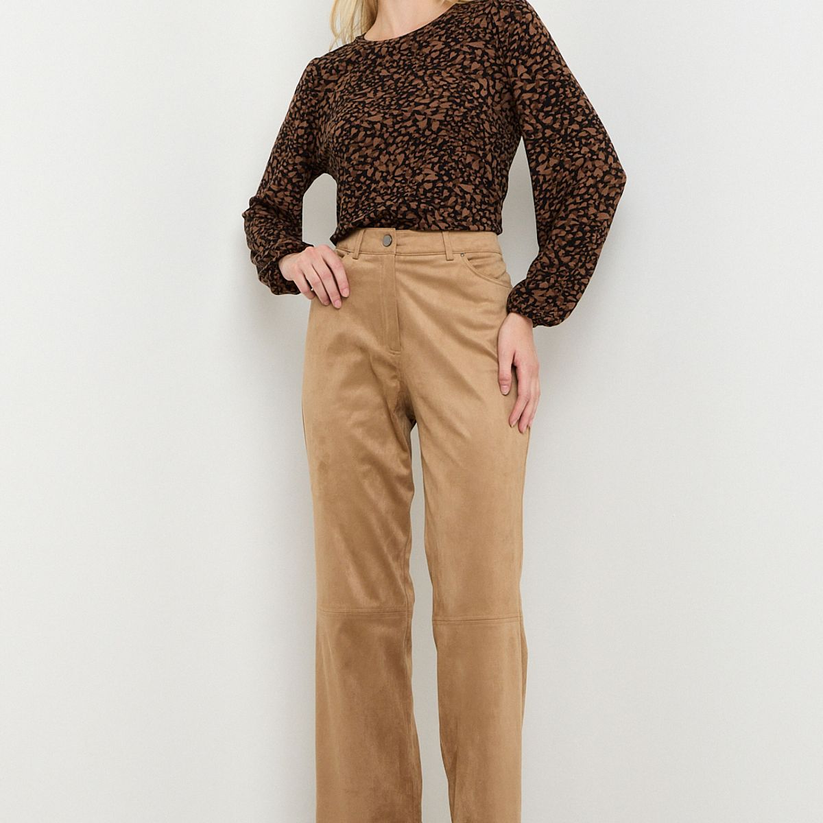 ASH - Pantalon Café Mujer Ash