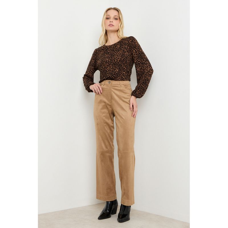 ASH - Pantalon Café Mujer Ash