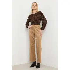 ASH - Pantalon Café Mujer