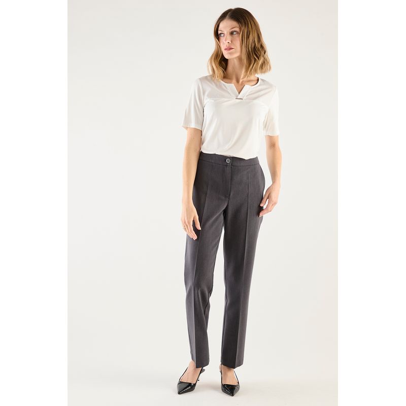 MA GRIFFE - Pantalon Gris Marengo Mujer Magriffe