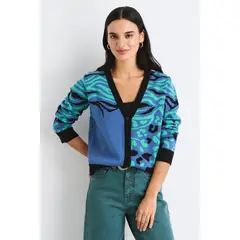 IO - Cardigan Azulino Mujer