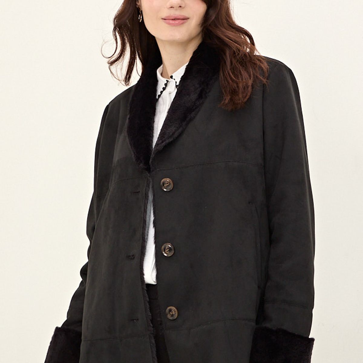 MA GRIFFE - Chaqueta Negro Mujer Magriffe