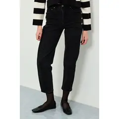 IO - Jeans Negro Mujer