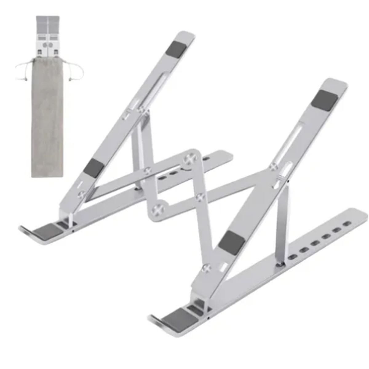 GENERICO - Soporte Aluminio Notebook Macbook Portátil Hasta 156.