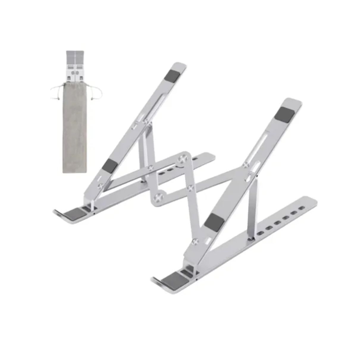 GENERICO - Soporte Aluminio Notebook Macbook Portátil Hasta 156.